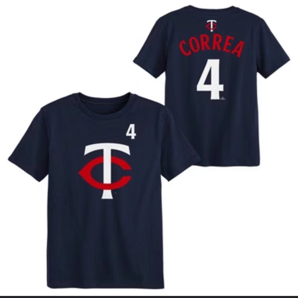 Minnesota Twins Youth T-shirt #4 Correa